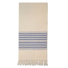 Pareo con Suave Toalla de Rizo Az-Pl