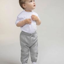 Pantalón de Jogging para Bebé de Algodón Heather Grey 6/12M