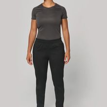 Pantalón de chándal Bajo con cremallera Black Xs