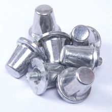 Pack de 100 tacos cónicos de aluminio Silver 13 Mm