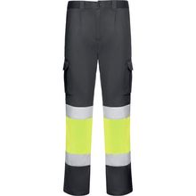 Pantalón Alta Visibilidad Plomo/Amarillo Fluor 38