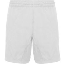 Pantalón Corto Deportivo con Bolsillos Blanco S