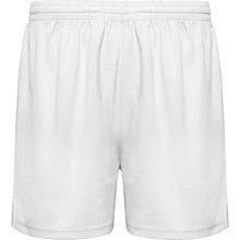 Pantalón Corto Fútbol Ajustable Blanco 4