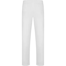 Pantalón Largo Unisex Corte Recto Blanco Xs