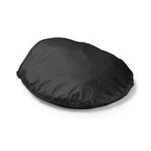 Parasol plegable con funda Negro