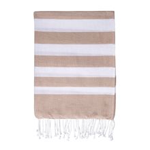 Pareo de algodón reciclado Beige