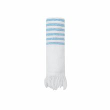 Pareo Toalla Sostenible blanca con rayas de color Azc