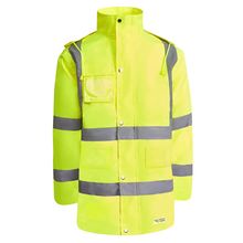 Parka acolchada alta visibilidad Amarillo Fluor S