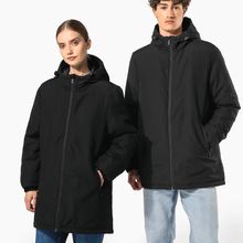 Parka con capucha y tejido hidrófugo Black Xs