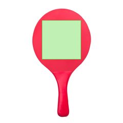 Palas de playa en madera monocolor con pelota | Pala 1 | 120 x 120