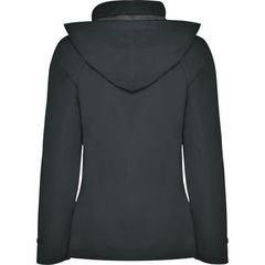 Parka mujer impermeable con capucha y bolsillos | TRASERA | 350 x 350