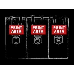 Pack 3 Bolsas Ecológicas Laminadas | Encima dibujo | 160 x 100