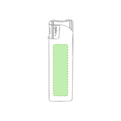 Pack de 50 mecheros eléctricos personalizados | Cara A | 50 x 14
