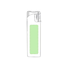 Pack de 50 mecheros eléctricos personalizados | Cara B | 50 x 14