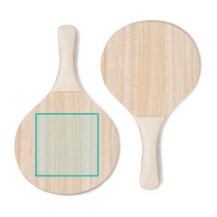 Palas de playa de madera con multijuegos | ZONA1 | 120 x 120