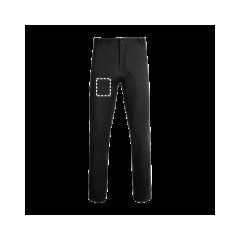 Pantalón chino unisex elástico | Pierna izquierda del pantalón | 120 x 150