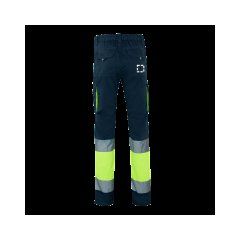 Pantalón elástico con bandas reflectantes | Bolsillo posterior del pantalón | 35 x 35