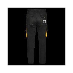 Pantalón sarga multibolsillos bicolor | Bolsillo posterior del pantalón | 35 x 35