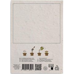 Papel A6 Reciclado con Semillas | Lado 2 | 95 x 80