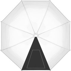 Paraguas Transparente con Panel para Personalizar | SEGMENT 1 | 210 x 210