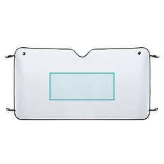 Parasol grande metalizado a doble cara | ZONA1 | 950 x 400