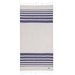 Pareo de algodón reciclado y poliéster | Etiqueta | 50 x 20