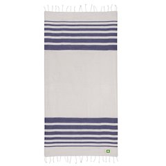 Pareo de algodón reciclado y poliéster | Etiqueta gr | 50 x 30