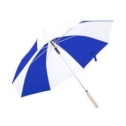 Paraguas Automatico Blanco Azul