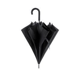 Paraguas de 8 paneles extensible Negro
