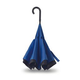 Paraguas de cierre inverso de 23 Azul Royal