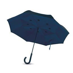 Paraguas de cierre inverso de 23 Azul