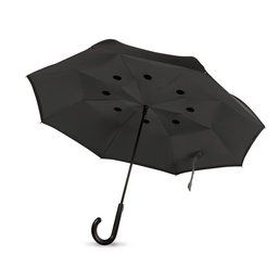 Paraguas de cierre inverso de 23 Negro