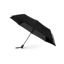 Paraguas plegable automático pongee Negro