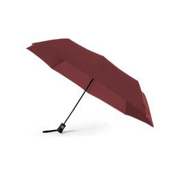 Paraguas plegable automático pongee Rojo