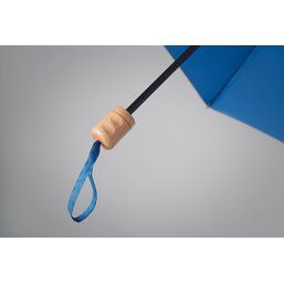 Paraguas plegable personalizado de colores sobrios con funda Azul Royal
