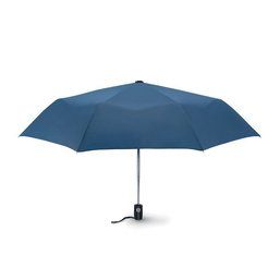 Paraguas plegable poliester 190t Azul