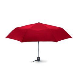 Paraguas plegable poliester 190t Rojo