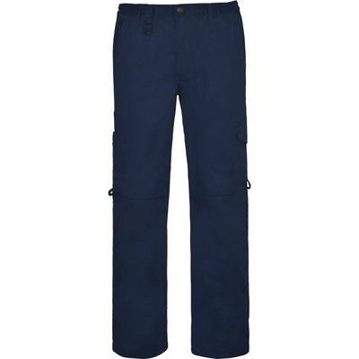 Pantalón Laboral Recto con Bolsillos Marino 50