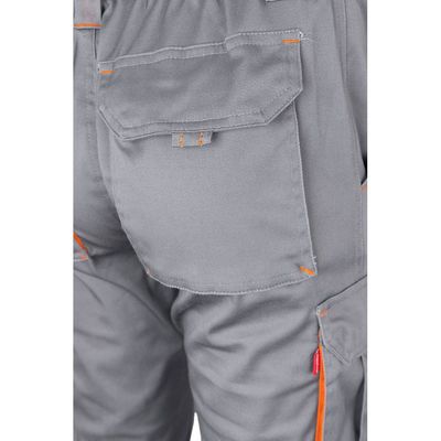 Pantalón sarga multibolsillos bicolor