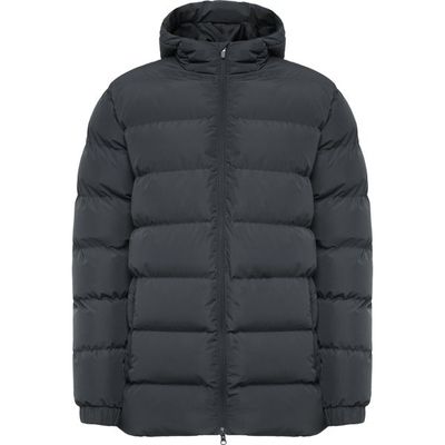 Parka acolchada Capucha fija con visera Plomo Oscuro 3Xl