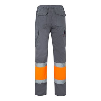 Pantalón multibolsillos con bandas reflectantes