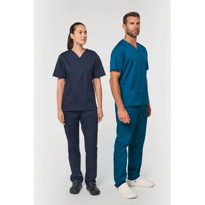 Pantalón uniforme clínica para mujer con bolsillos