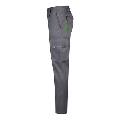 Pantalón sarga multibolsillos bicolor