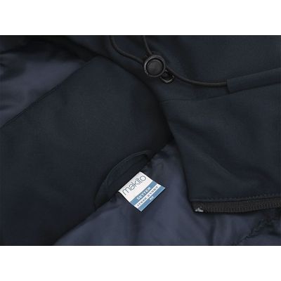 Parka unisex acolchada con capucha ajustable