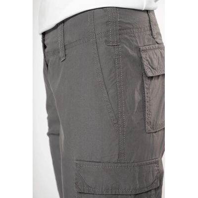 Pantalón ligero multibolsillos algodón mujer