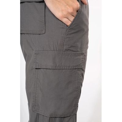 Pantalón ligero multibolsillos algodón mujer