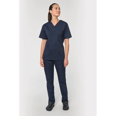 Pantalón uniforme clínica para mujer con bolsillos