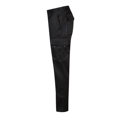Pantalón sarga multibolsillos bicolor