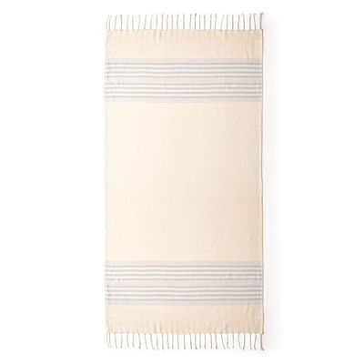 Pareo toalla de algodón orgánico 220 g/m² Gris Claro Talla Única Adulto