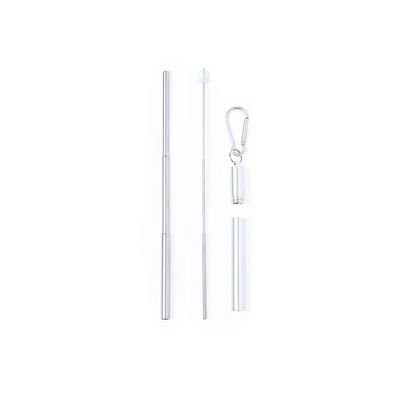 Pajita reutilizable en acero inox Plat